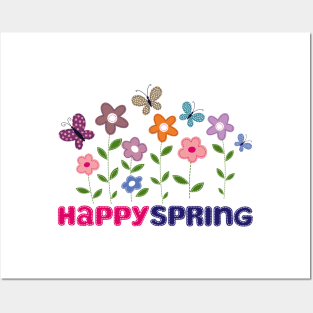 Happy Spring Posters and Art